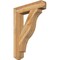 Ekena Millwork Funston Craftsman Rough Sawn Bracket, Western Red Cedar, 6"W x 32"D x 44"H BKT06X32X44FST04RWR - alternate 1